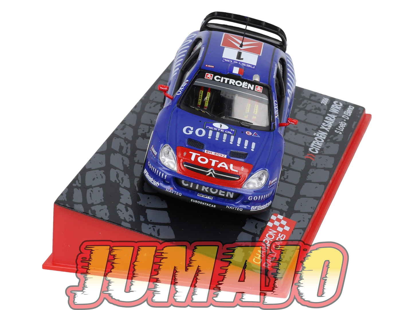 RF8 voiture 1/43 IXO Altaya Rallye Finlande CITROËN XSARA WRC #1 S.Loeb 2006