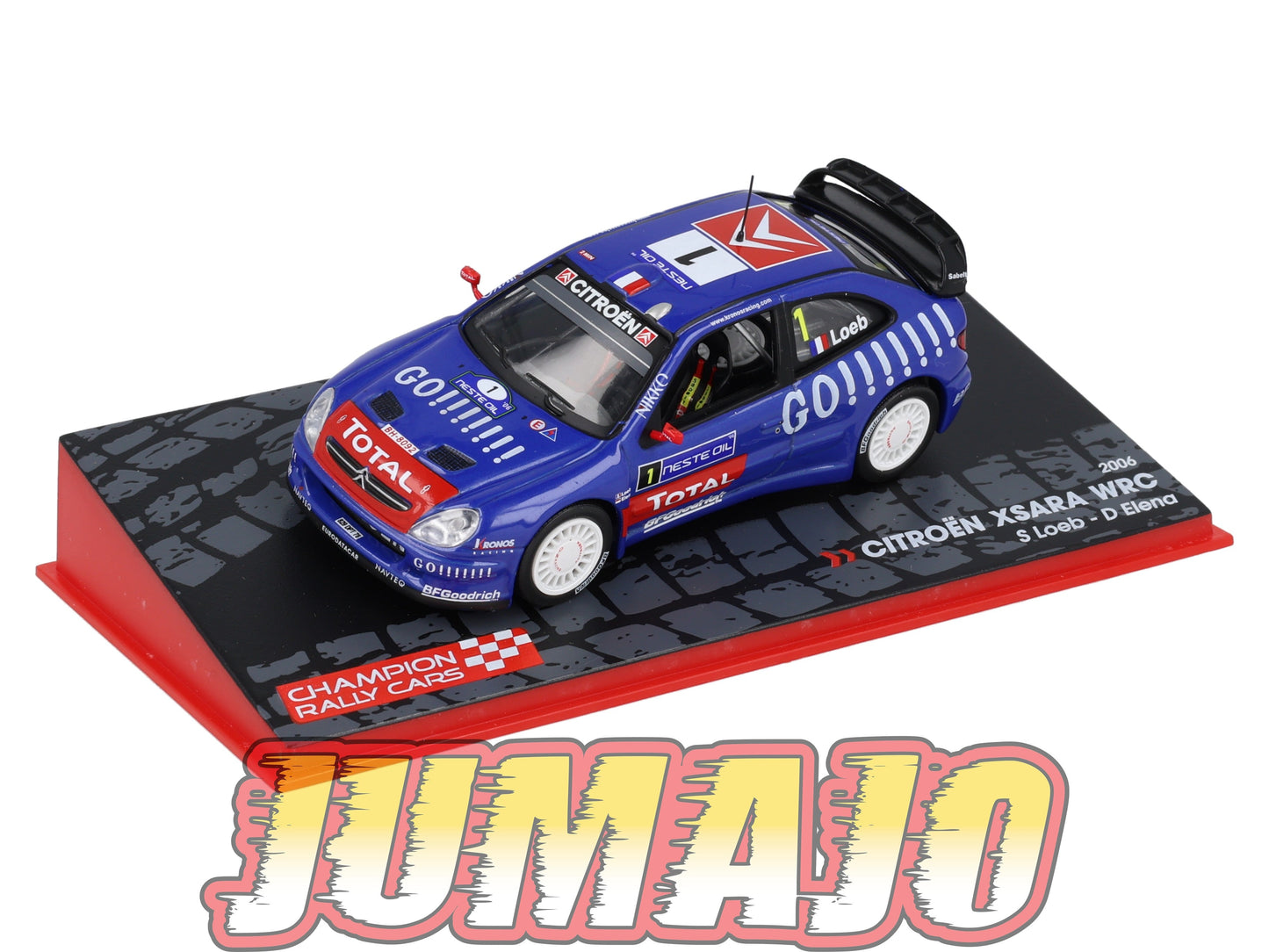 RF8 voiture 1/43 IXO Altaya Rallye Finlande CITROËN XSARA WRC #1 S.Loeb 2006
