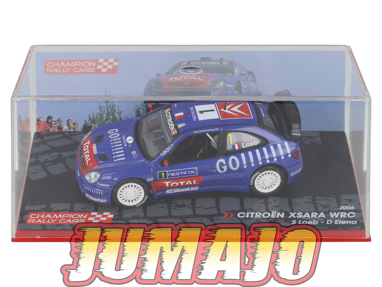 RF8 voiture 1/43 IXO Altaya Rallye Finlande CITROËN XSARA WRC #1 S.Loeb 2006
