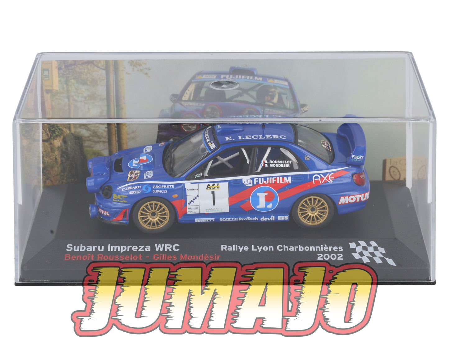 RFR10 voiture 1/43 IXO Rallye Française SUBARU Impreza WRC B.Rousselot 2002 #1