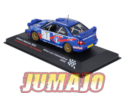 RFR10 voiture 1/43 IXO Rallye Française SUBARU Impreza WRC B.Rousselot 2002 #1