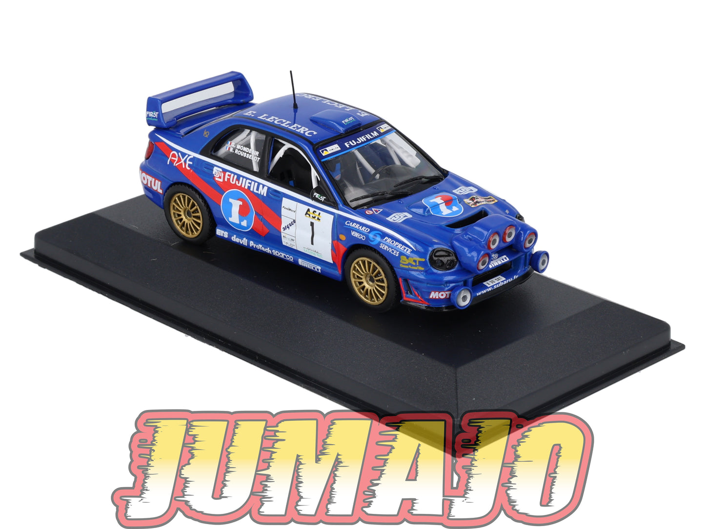 RFR10 voiture 1/43 IXO Rallye Française SUBARU Impreza WRC B.Rousselot 2002 #1