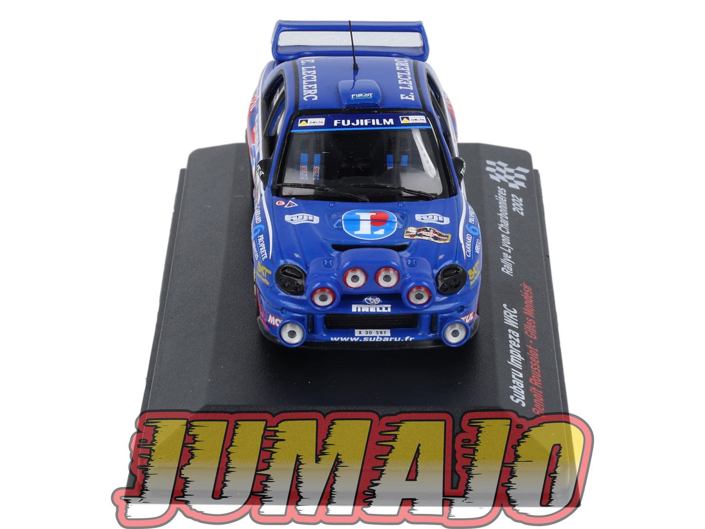 RFR10 voiture 1/43 IXO Rallye Française SUBARU Impreza WRC B.Rousselot 2002 #1