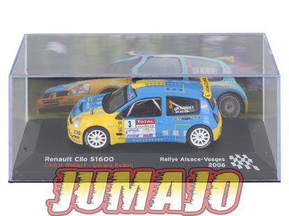 RFR12 voiture 1/43 IXO Rallye Française RENAULT Clio S1600 C.Robert 2006 #3