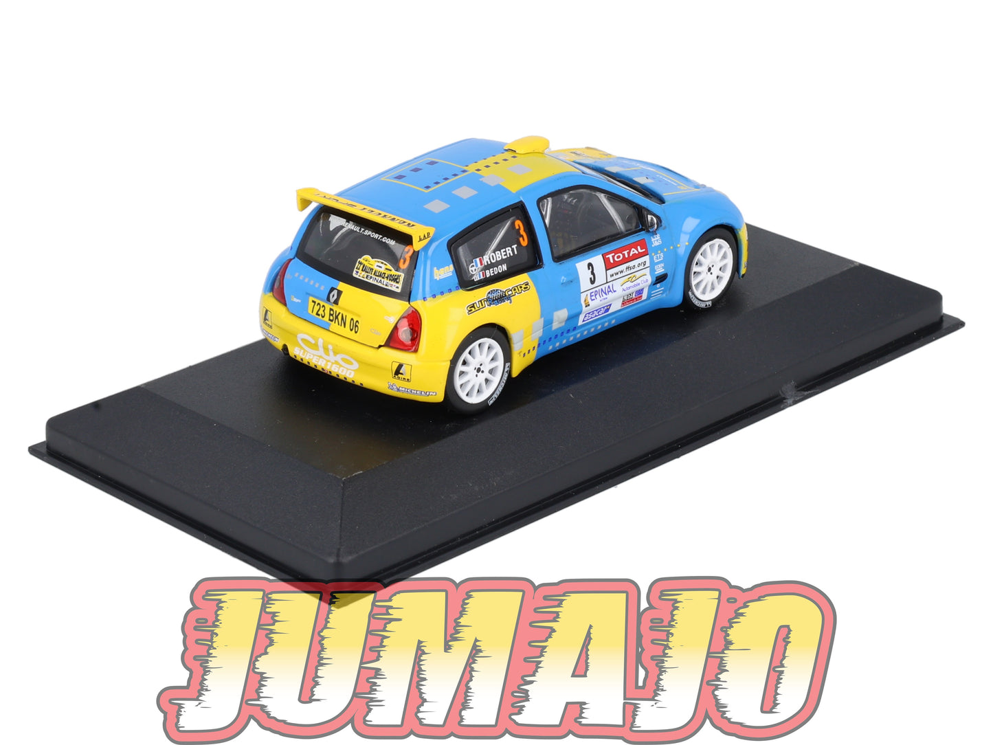 RFR12 voiture 1/43 IXO Rallye Française RENAULT Clio S1600 C.Robert 2006 #3