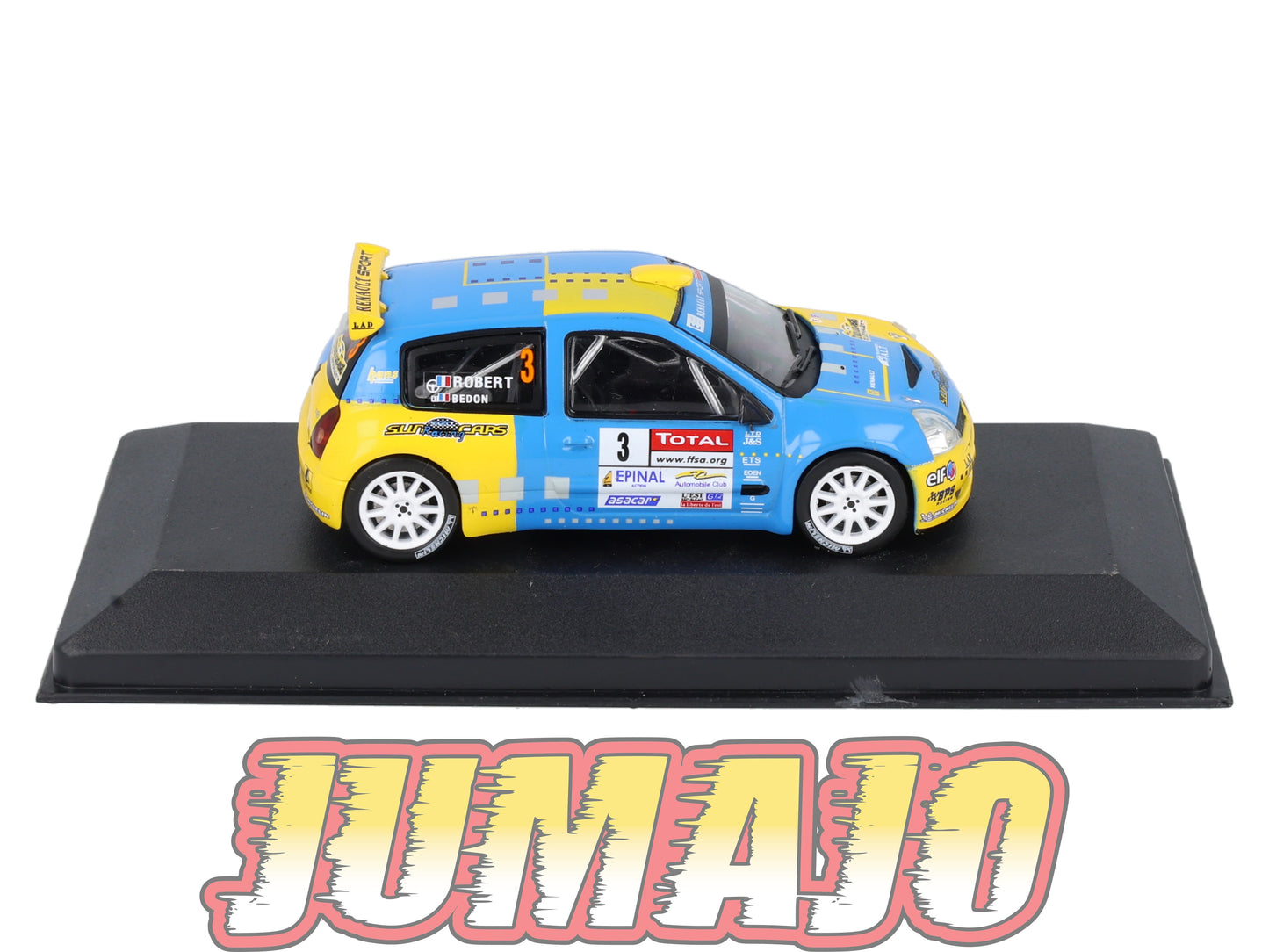 RFR12 voiture 1/43 IXO Rallye Française RENAULT Clio S1600 C.Robert 2006 #3