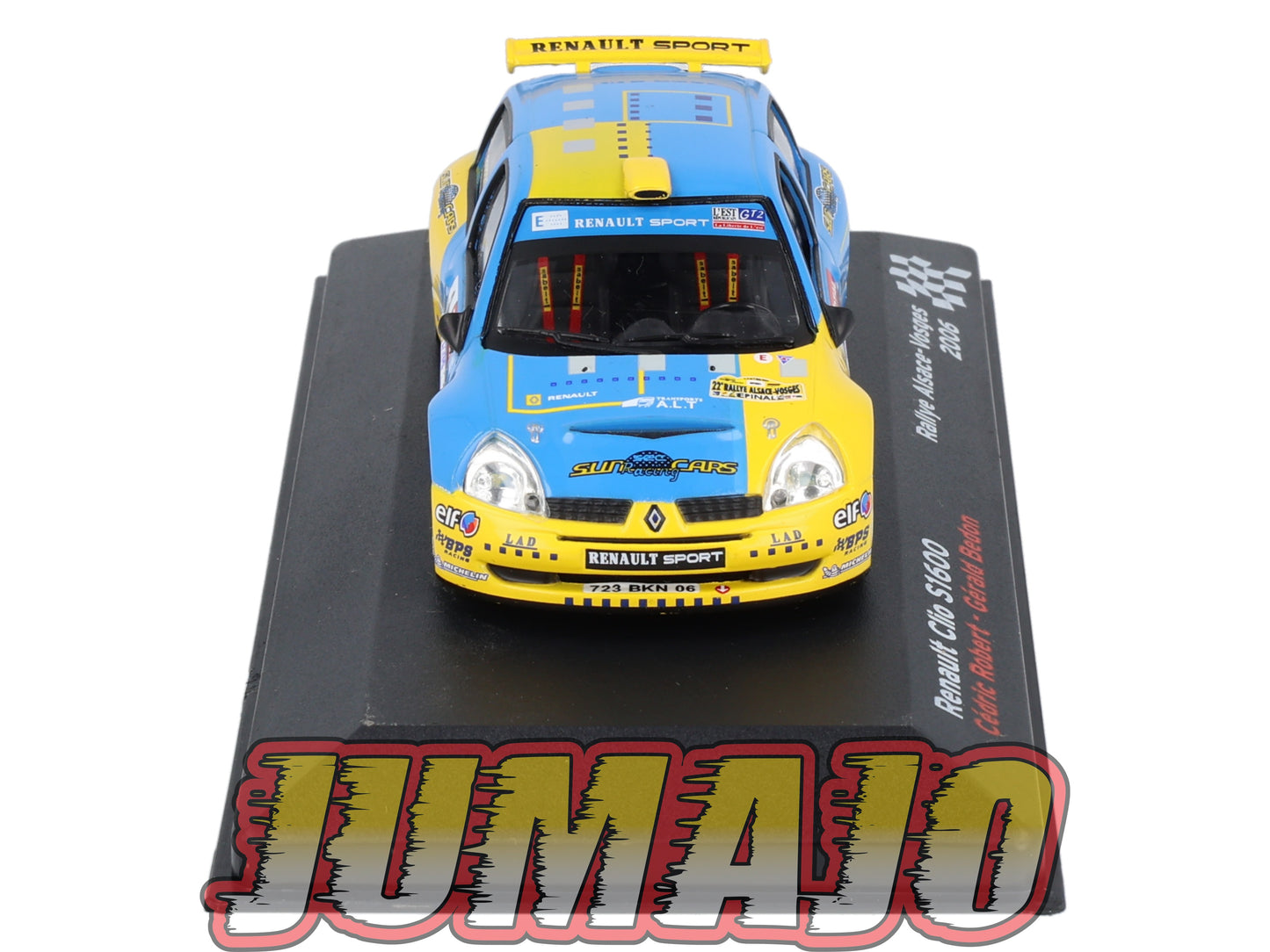 RFR12 voiture 1/43 IXO Rallye Française RENAULT Clio S1600 C.Robert 2006 #3