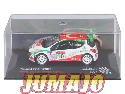 RFR13 voiture 1/43 IXO Rallye Française PEUGEOT 207 S2000 N.Vouilloz 2007 #10