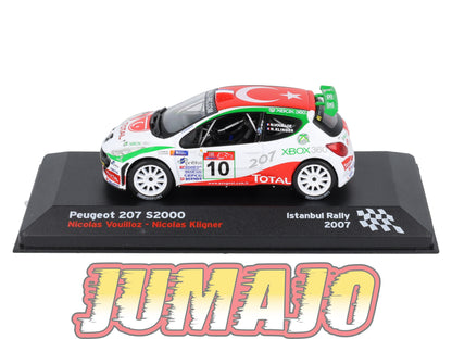 RFR13 voiture 1/43 IXO Rallye Française PEUGEOT 207 S2000 N.Vouilloz 2007 #10