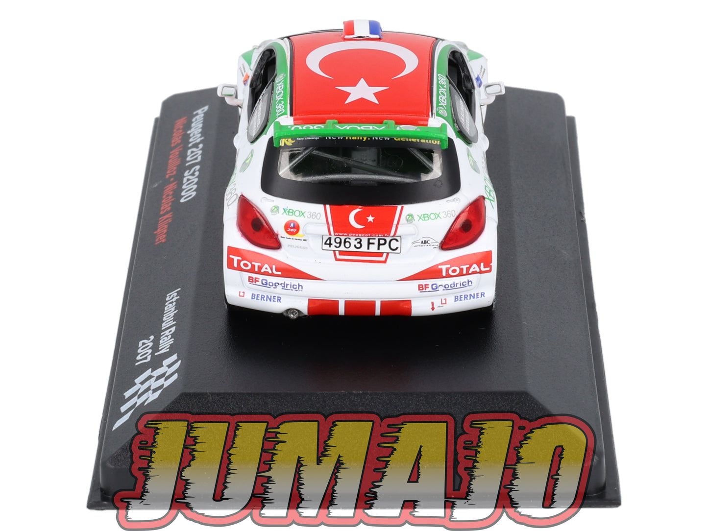 RFR13 voiture 1/43 IXO Rallye Française PEUGEOT 207 S2000 N.Vouilloz 2007 #10