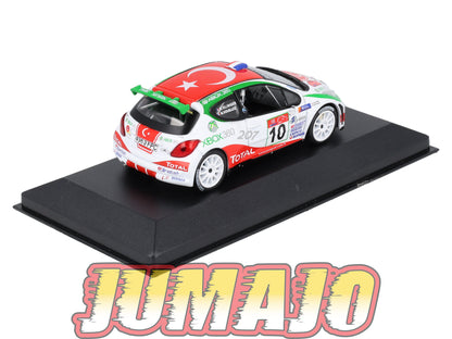 RFR13 voiture 1/43 IXO Rallye Française PEUGEOT 207 S2000 N.Vouilloz 2007 #10