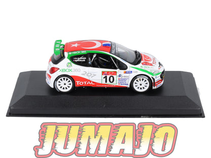 RFR13 voiture 1/43 IXO Rallye Française PEUGEOT 207 S2000 N.Vouilloz 2007 #10