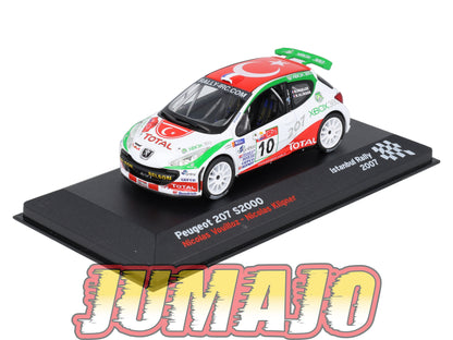 RFR13 voiture 1/43 IXO Rallye Française PEUGEOT 207 S2000 N.Vouilloz 2007 #10