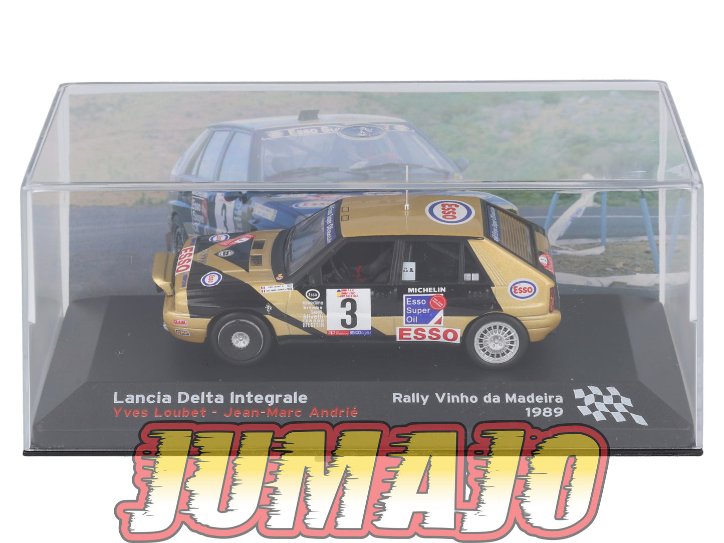 RFR14 voiture 1/43 IXO Rallye Française LANCIA Delta Integrale Y.Loubet 1989 #3