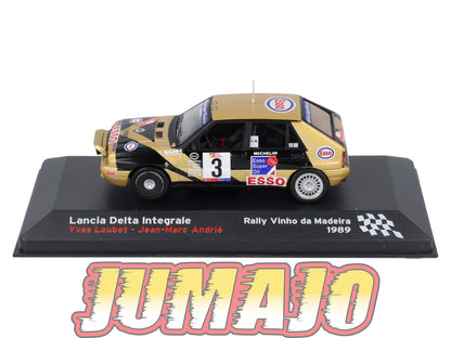 RFR14 voiture 1/43 IXO Rallye Française LANCIA Delta Integrale Y.Loubet 1989 #3