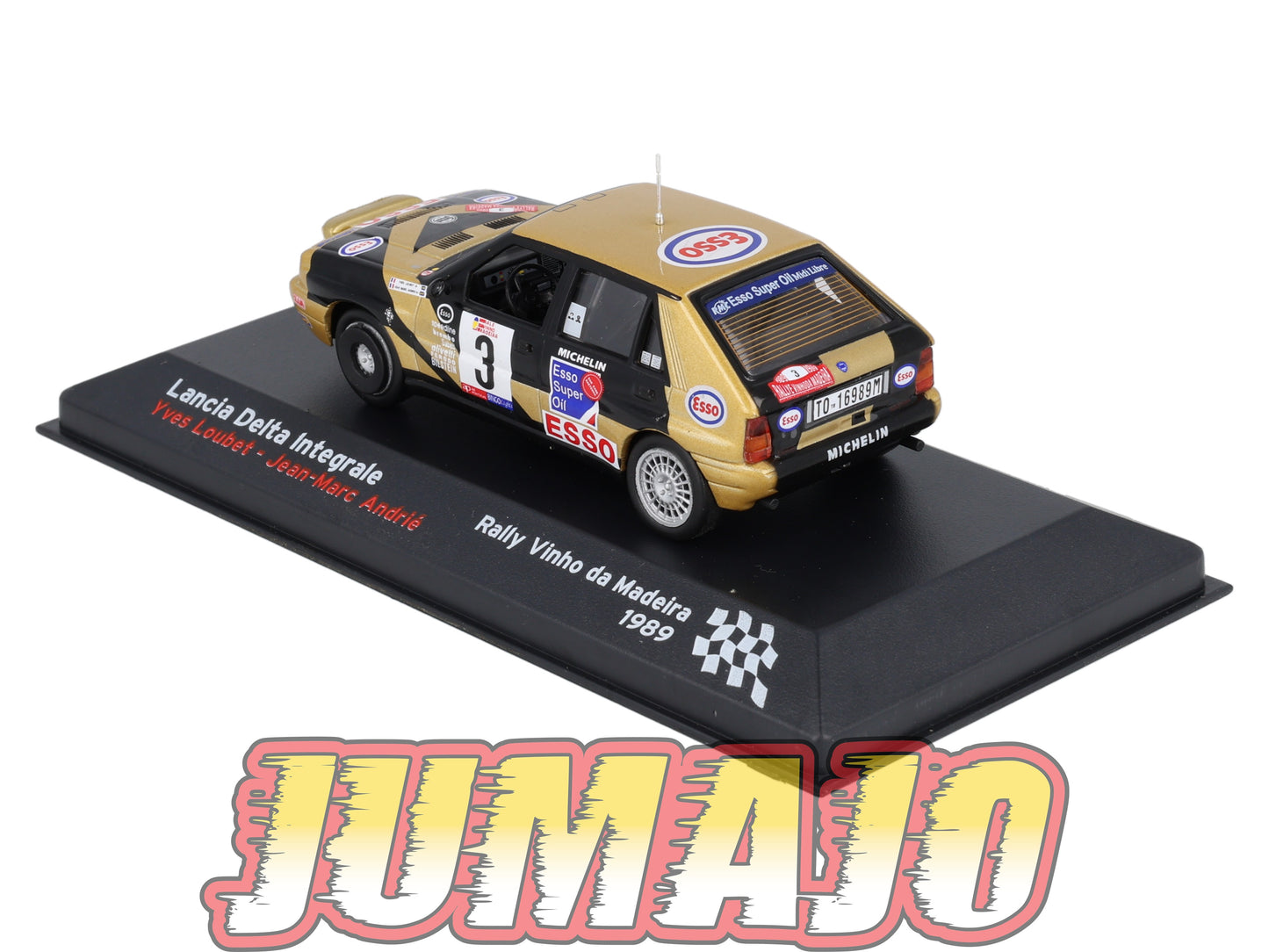 RFR14 voiture 1/43 IXO Rallye Française LANCIA Delta Integrale Y.Loubet 1989 #3