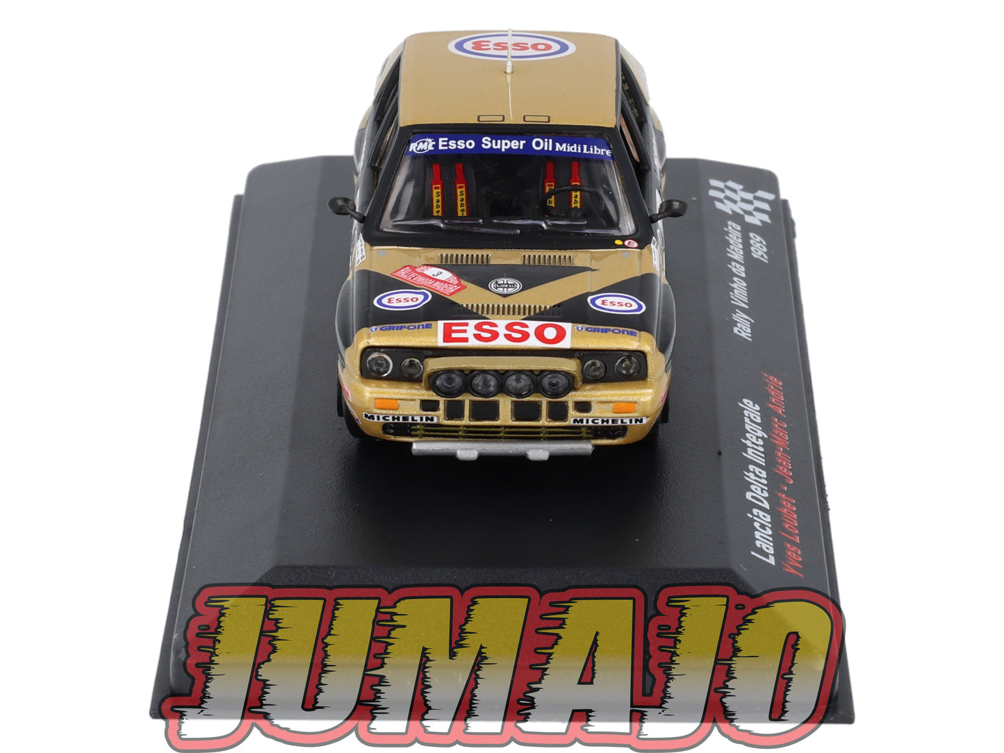 RFR14 voiture 1/43 IXO Rallye Française LANCIA Delta Integrale Y.Loubet 1989 #3