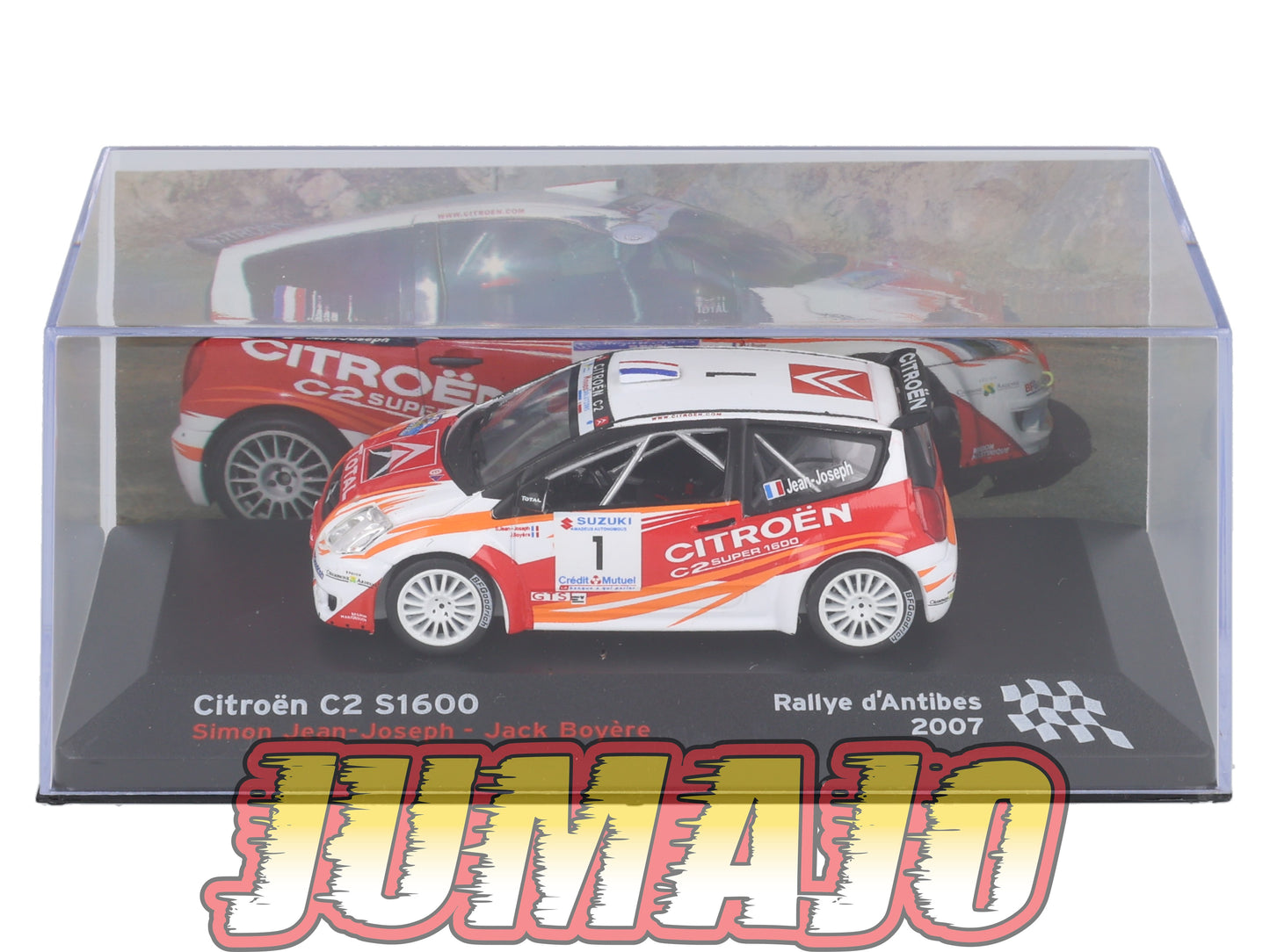 RFR15 1/43 IXO Altaya Rallye Française CITROEN C2 S1600 Antibes S.Jean-Joseph #1 2007