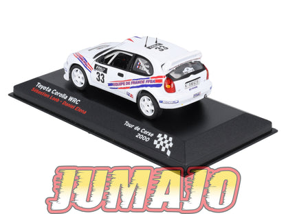 RFR16 voiture 1/43 IXO Altaya Rallye Française TOYOTA Corolla WRC S.Loeb 2000 #33