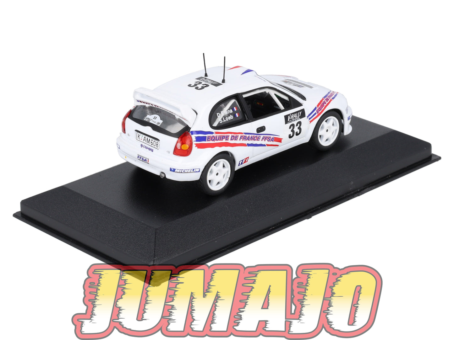 RFR16 voiture 1/43 IXO Altaya Rallye Française TOYOTA Corolla WRC S.Loeb 2000 #33