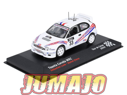 RFR16 voiture 1/43 IXO Altaya Rallye Française TOYOTA Corolla WRC S.Loeb 2000 #33