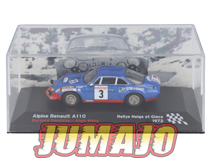 RFR17 voiture 1/43 IXO Rallye Française RENAULT Alpine A110 B.Darniche 1972 #3