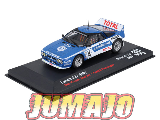 RFR18 voiture 1/43 IXO Altaya Rallye Française LANCIA 037 Rally Andruet 1984 #4