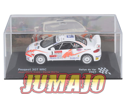 RFR19 voiture 1/43 IXO Altaya Rallye Française PEUGEOT 307 WRC Cuoq 2007 #3