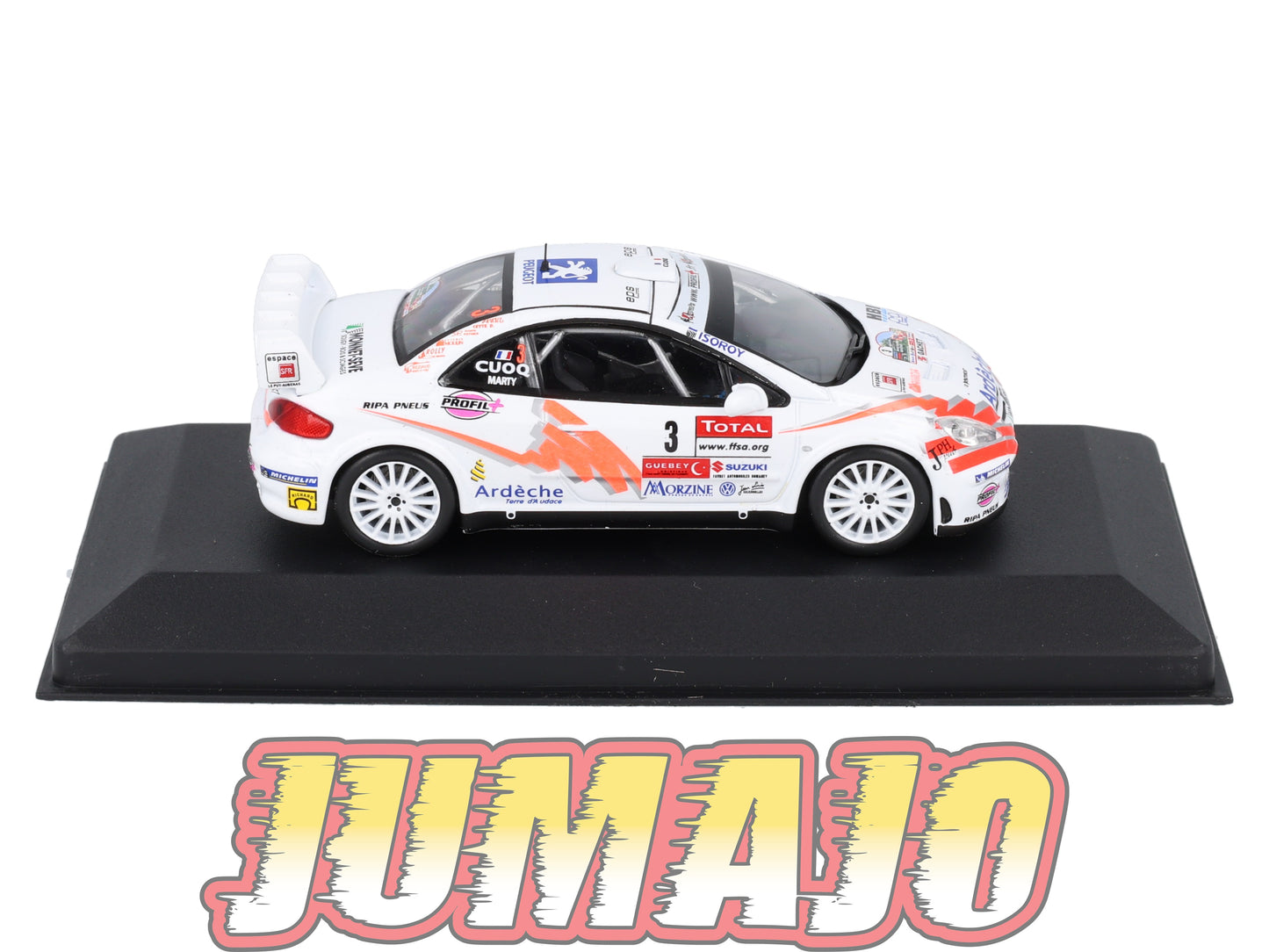 RFR19 voiture 1/43 IXO Altaya Rallye Française PEUGEOT 307 WRC Cuoq 2007 #3