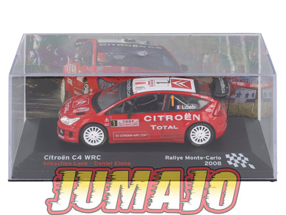 RFR1 voiture 1/43 IXO Altaya Rallye Française CITROEN C4 S.Loeb #1 2008