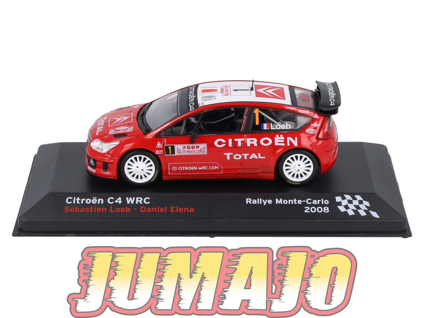 RFR1 voiture 1/43 IXO Altaya Rallye Française CITROEN C4 S.Loeb #1 2008