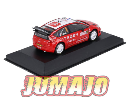 RFR1 voiture 1/43 IXO Altaya Rallye Française CITROEN C4 S.Loeb #1 2008