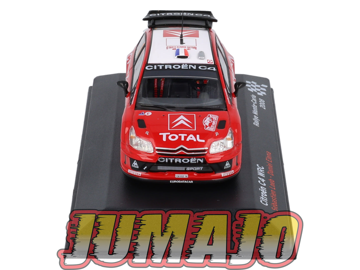 RFR1 voiture 1/43 IXO Altaya Rallye Française CITROEN C4 S.Loeb #1 2008