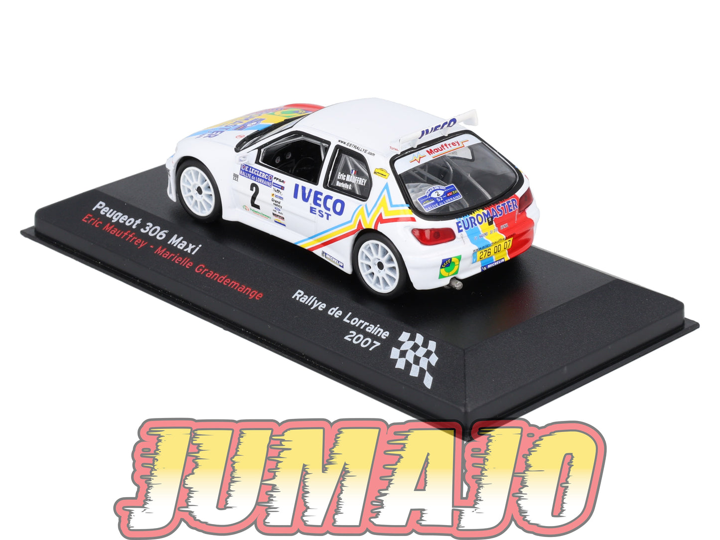 RFR21 voiture 1/43 IXO Rallye Française PEUGEOT 306 Maxi 2007 #2 E.Mauffrey