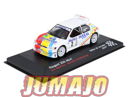 RFR21 voiture 1/43 IXO Rallye Française PEUGEOT 306 Maxi 2007 #2 E.Mauffrey