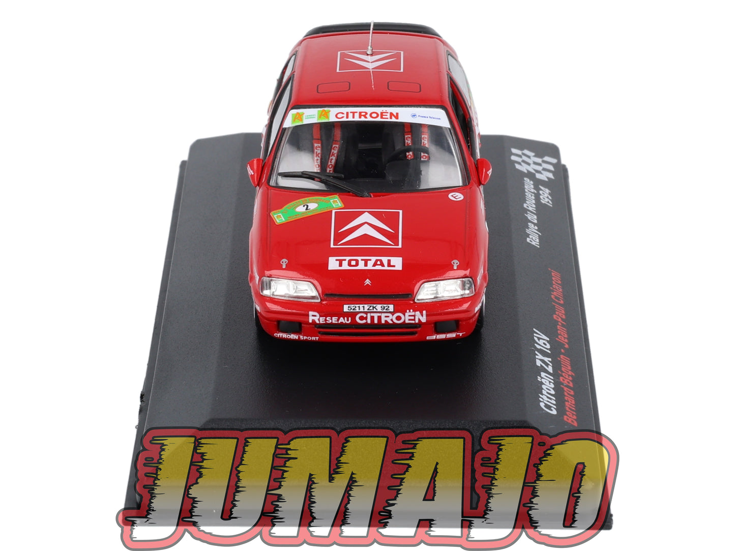 RFR23 voiture 1/43 IXO Altaya Rallye Française CITROEN ZX 16V B.Beguin 1994 #2