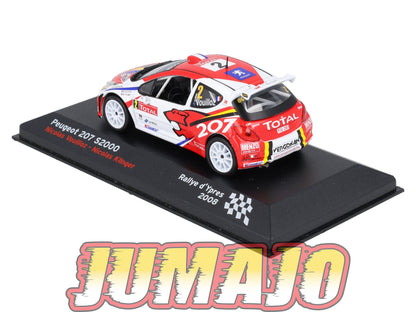 RFR26 voiture 1/43 IXO Rallye Française PEUGEOT 207 S2000 2008 #2 N.Vouilloz