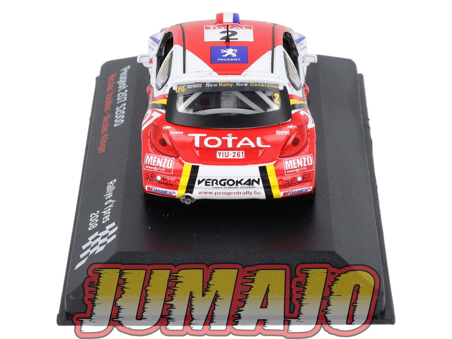RFR26 voiture 1/43 IXO Rallye Française PEUGEOT 207 S2000 2008 #2 N.Vouilloz