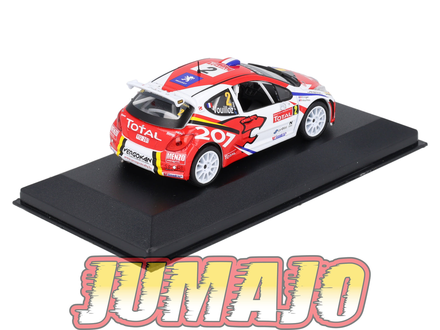 RFR26 voiture 1/43 IXO Rallye Française PEUGEOT 207 S2000 2008 #2 N.Vouilloz