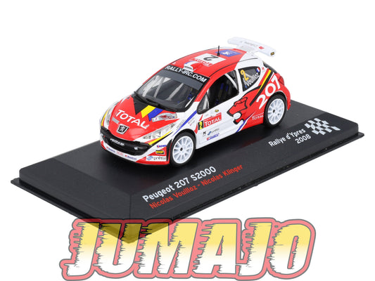 RFR26 voiture 1/43 IXO Rallye Française PEUGEOT 207 S2000 N.Vouilloz 2008 #2