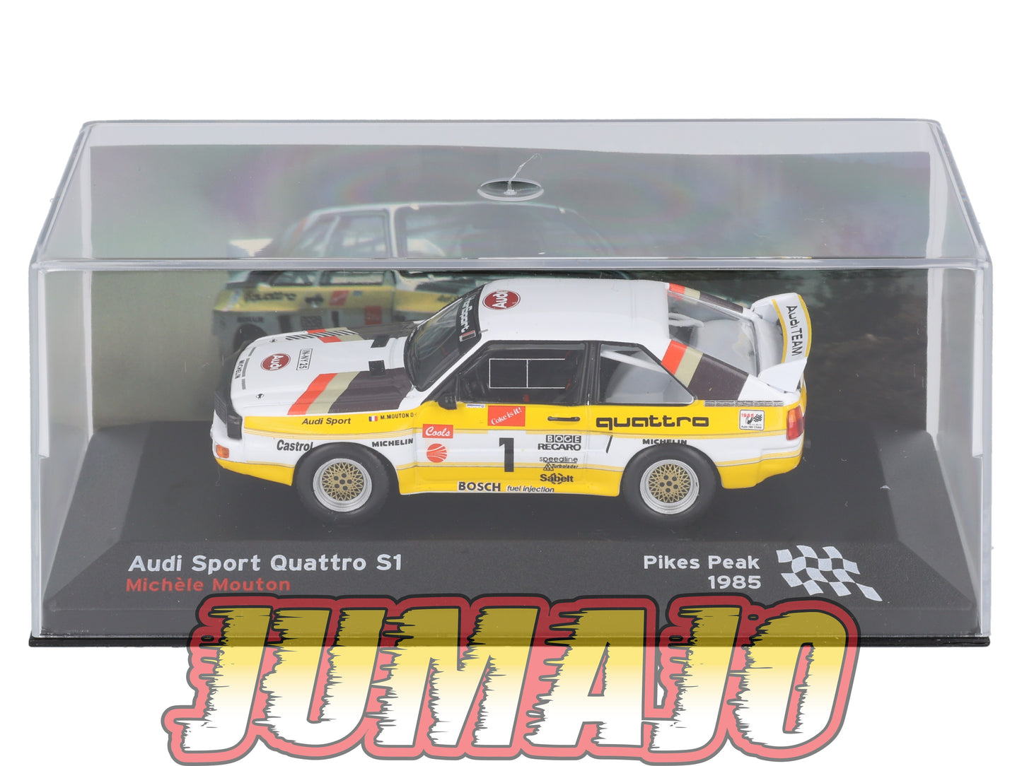 RFR29 voiture 1/43 IXO Rallye Française AUDI Sport Quattro S1 M.Mouton 1985 #1