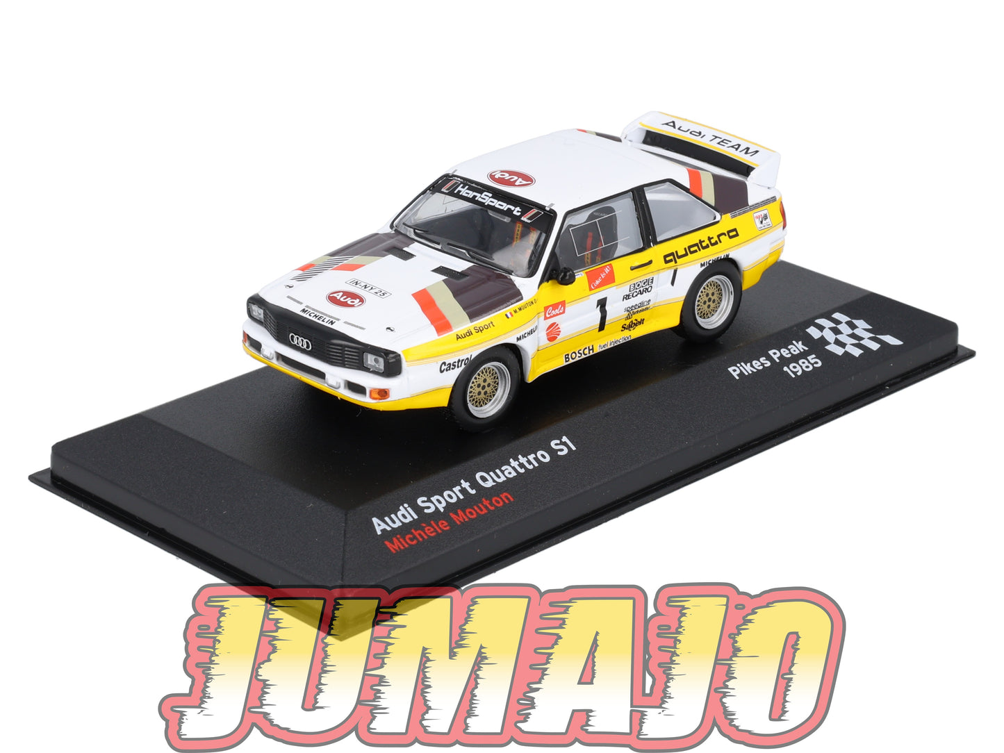 RFR29 voiture 1/43 IXO Rallye Française AUDI Sport Quattro S1 M.Mouton 1985 #1