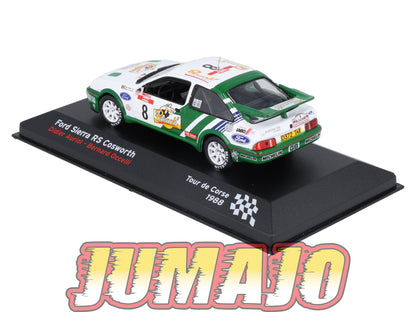 RFR2 voiture 1/43 IXO Rallye Française FORD Sierra RS Cosworth D.Auriol 1988 #8