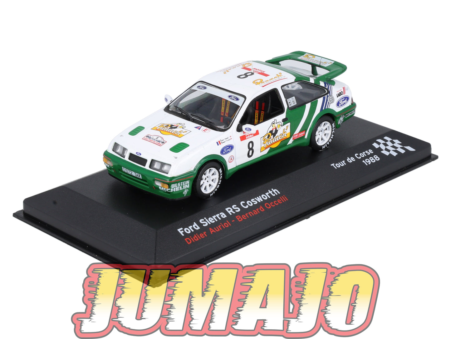 RFR2 voiture 1/43 IXO Rallye Française FORD Sierra RS Cosworth D.Auriol 1988 #8