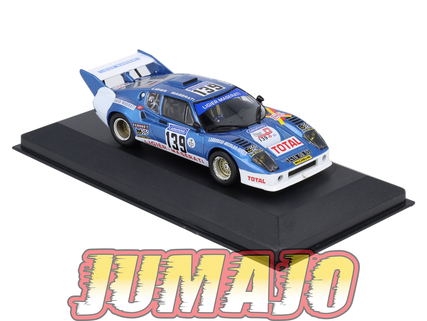 RFR30 voiture 1/43 IXO Altaya Rallye Française LIGIER JS2 G.Larrousse 1974 #139