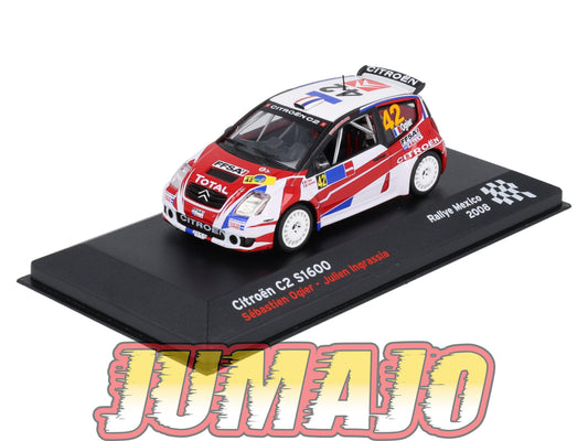 RFR32 1/43 IXO Altaya Rallye Française CITROEN C2 S1600 Mexique S.Ogier #42 2008