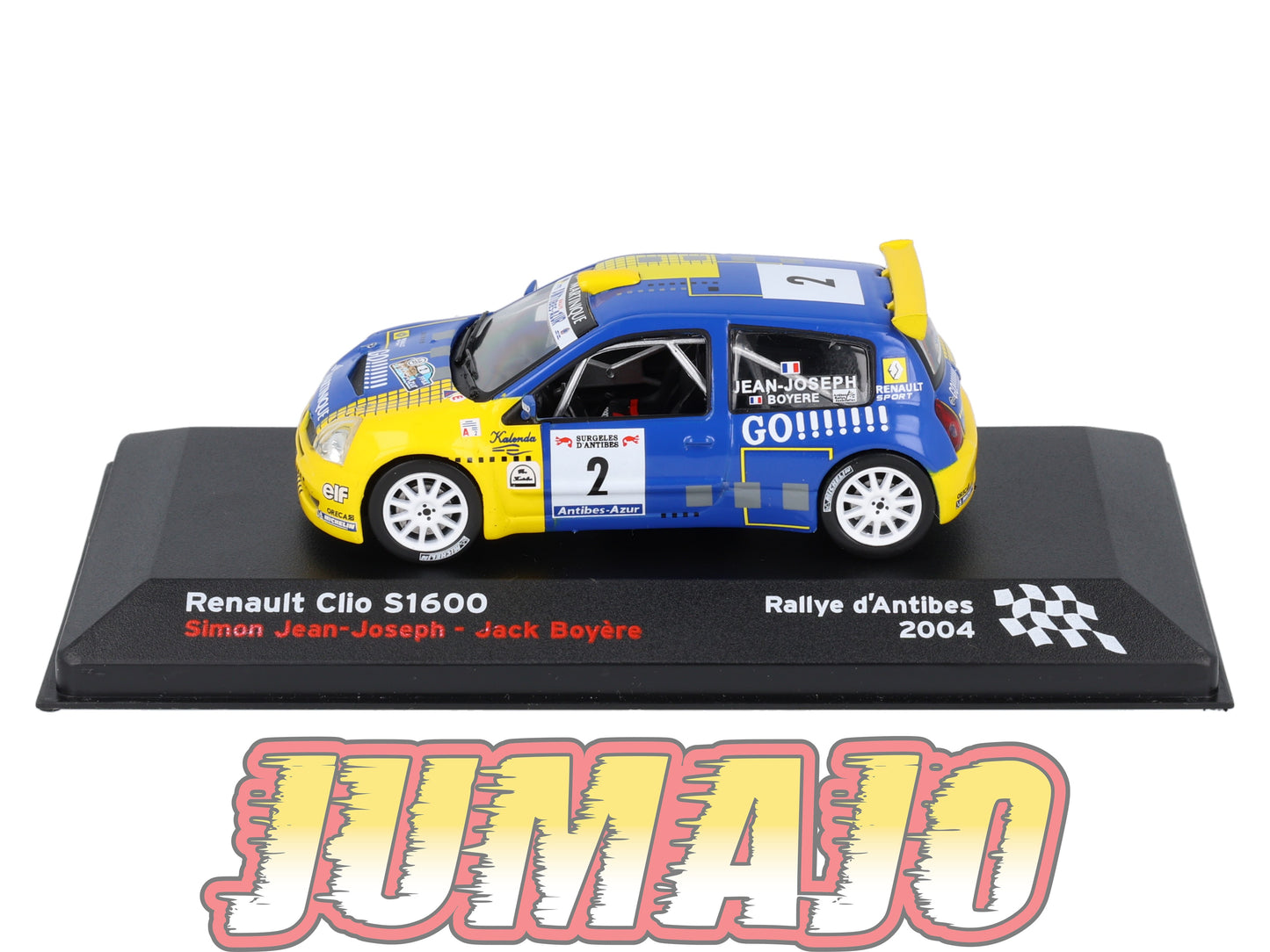 RFR33 voiture 1/43 IXO Rallye Française RENAULT Clio S1600 Jean-Joseph 2004 #2