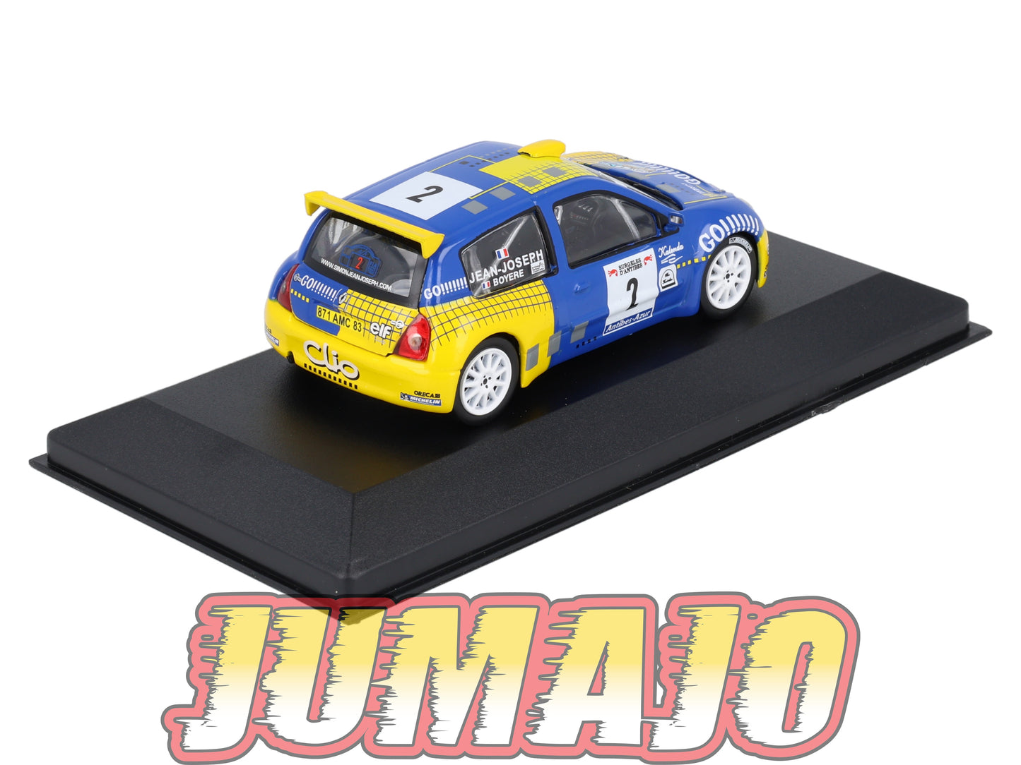 RFR33 voiture 1/43 IXO Rallye Française RENAULT Clio S1600 Jean-Joseph 2004 #2