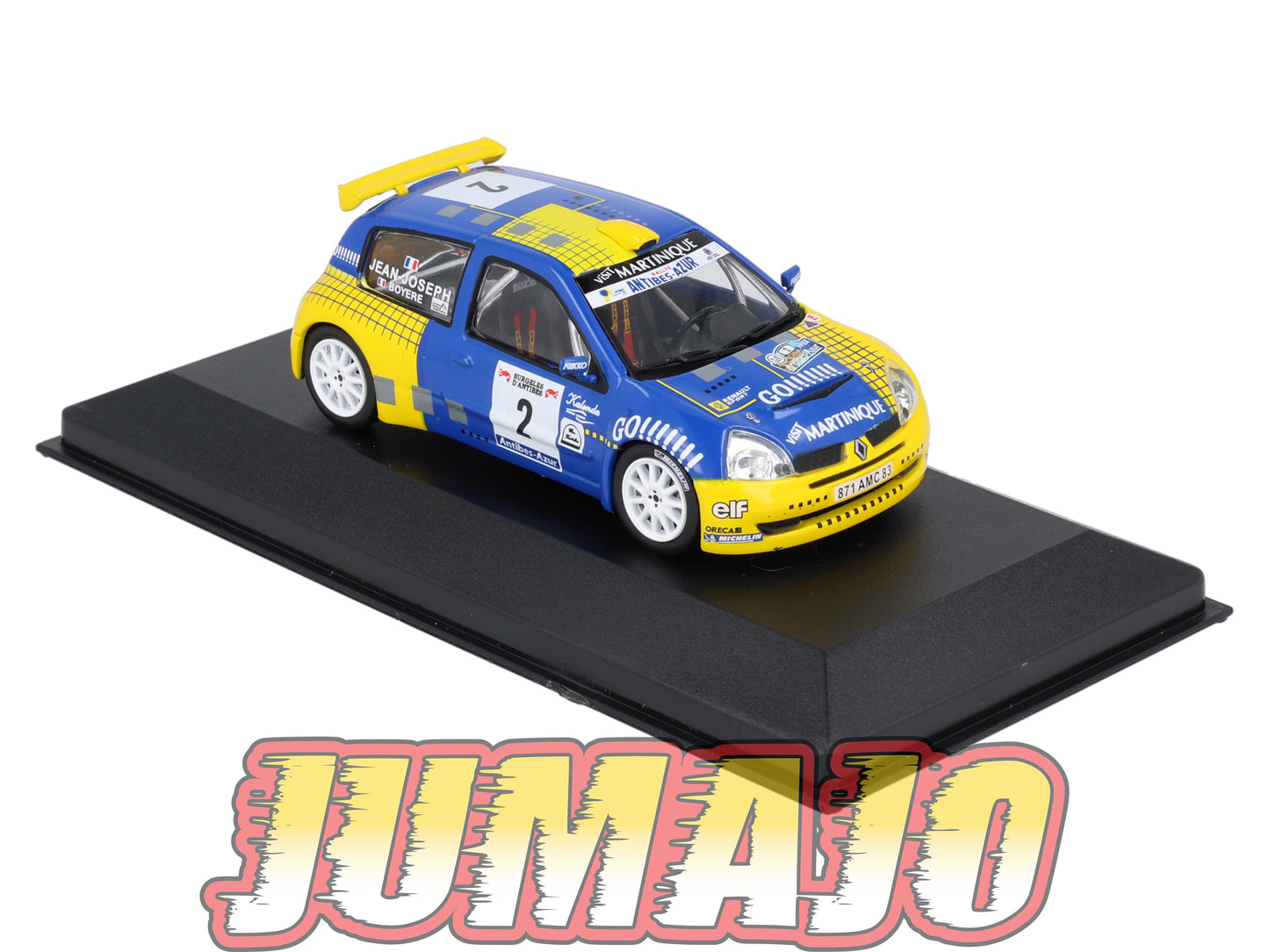 RFR33 voiture 1/43 IXO Rallye Française RENAULT Clio S1600 Jean-Joseph 2004 #2