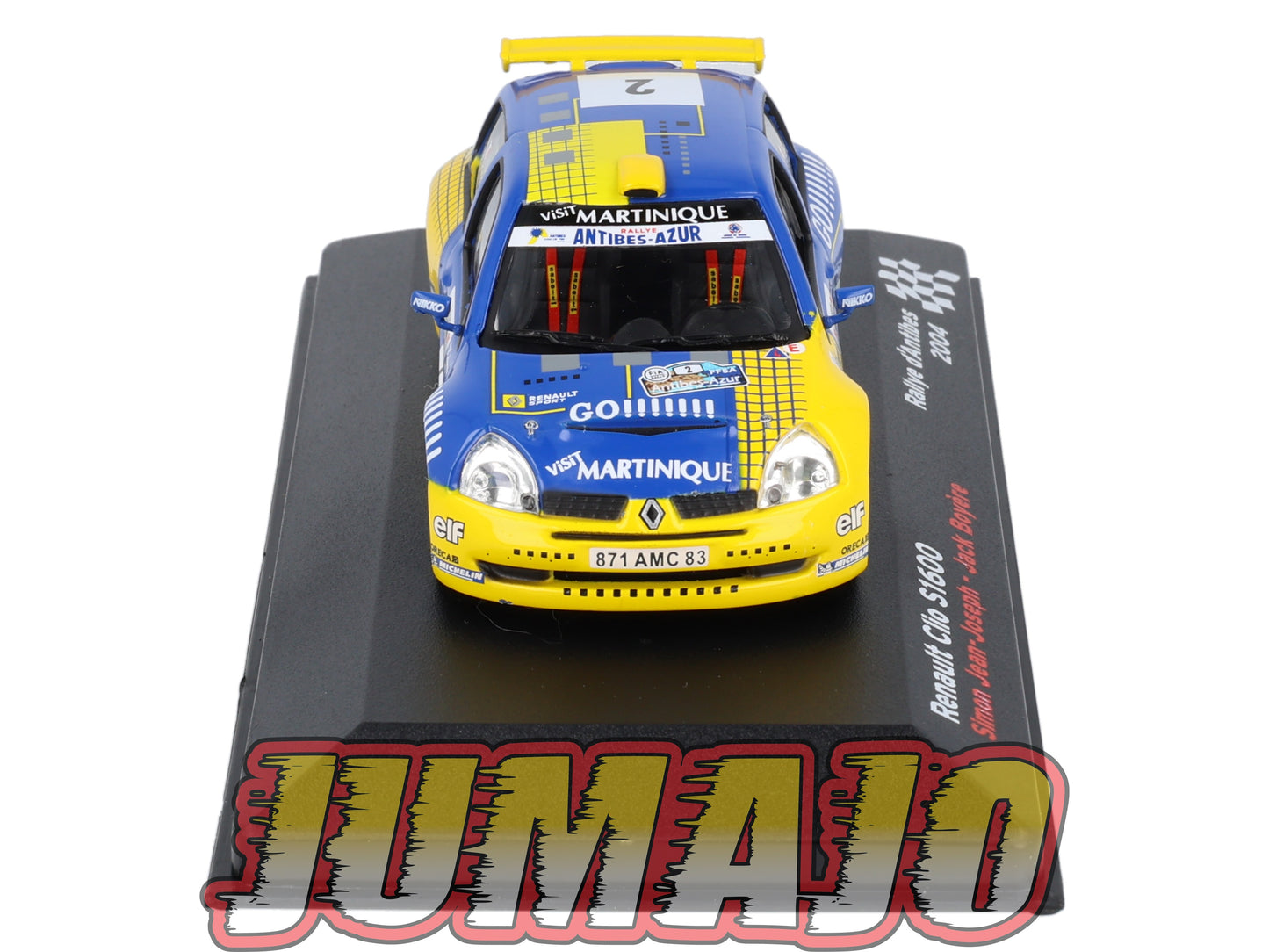 RFR33 voiture 1/43 IXO Rallye Française RENAULT Clio S1600 Jean-Joseph 2004 #2